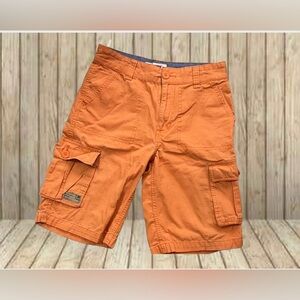 Levi’s Cargo Shorts Youth Size 14 Reg Orange Boys With Pockets